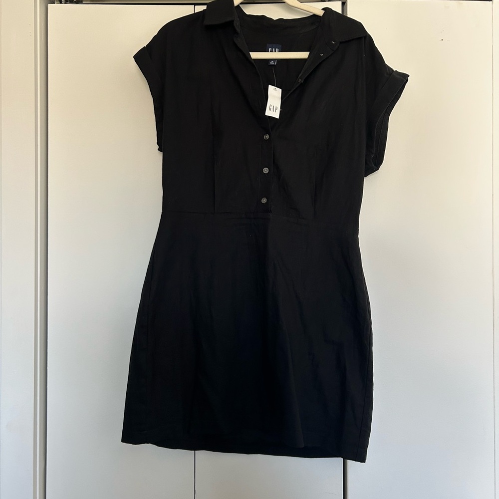 GAP Linen-Blend Shirtdress - Picture 4 of 11